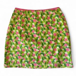 Lilly Pulitzer Pink/Green Mini Skirt
